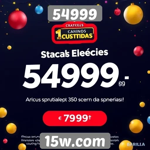 54999 oferece promoções especiais para novos usuários